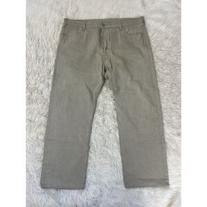 Levis 501 Red Tab Straight Leg Button Fly White Oak Cone Denim Jean Pants 44x32